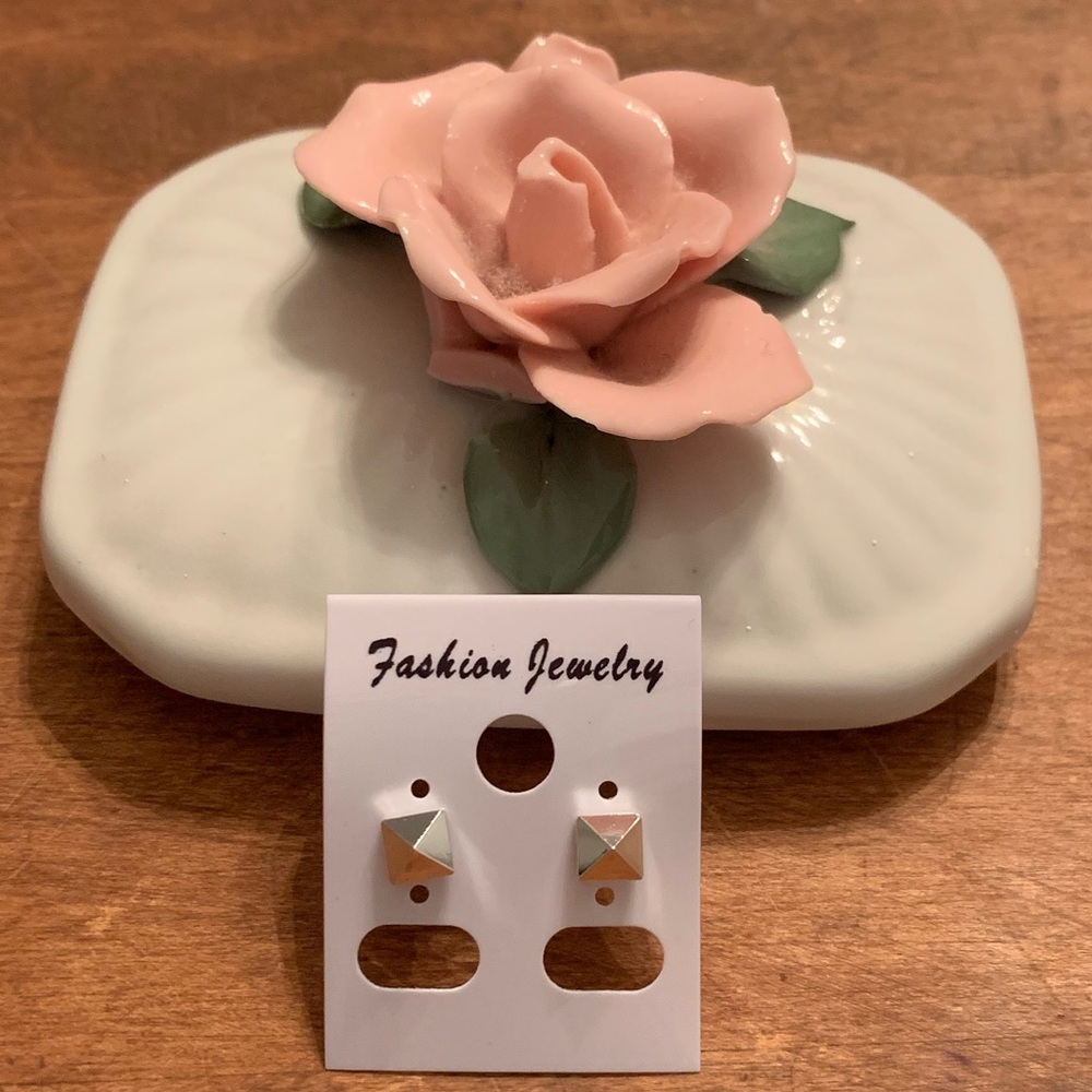 Fashion Earrings - Silver Geometric